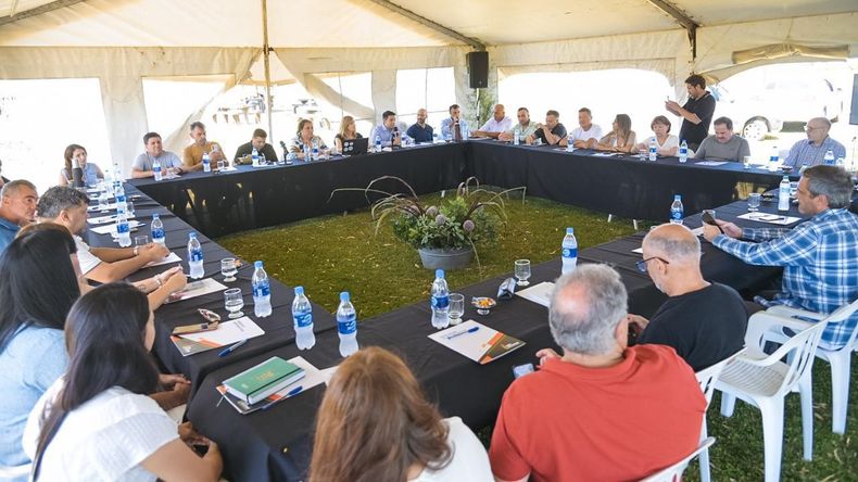 El PJ de Entre Ríos se reunió en Aldea San Antonio.