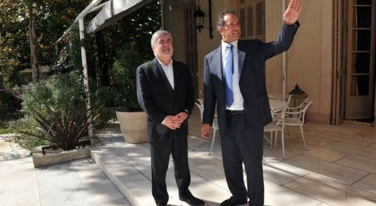 Scioli y Das Neves