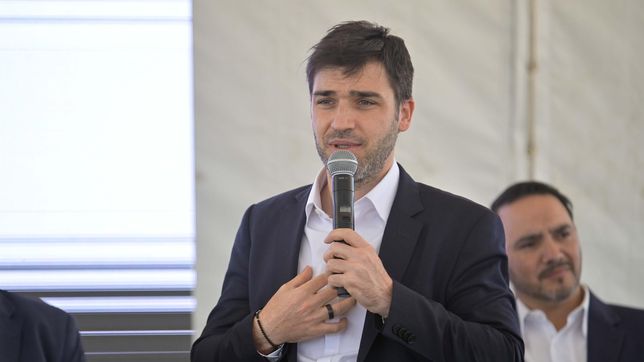 Ignacio Torres, gobernador de Chubut, en un acto de Provincias Unidas.