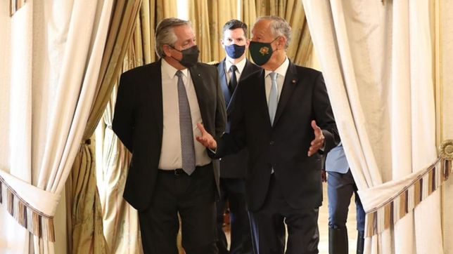 fernandez, con su par de portugal en la primera parada de la gira