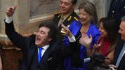 Javier Milei, ATR en el Congreso.