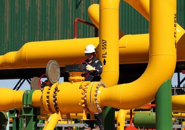 Obras para el gasoducto