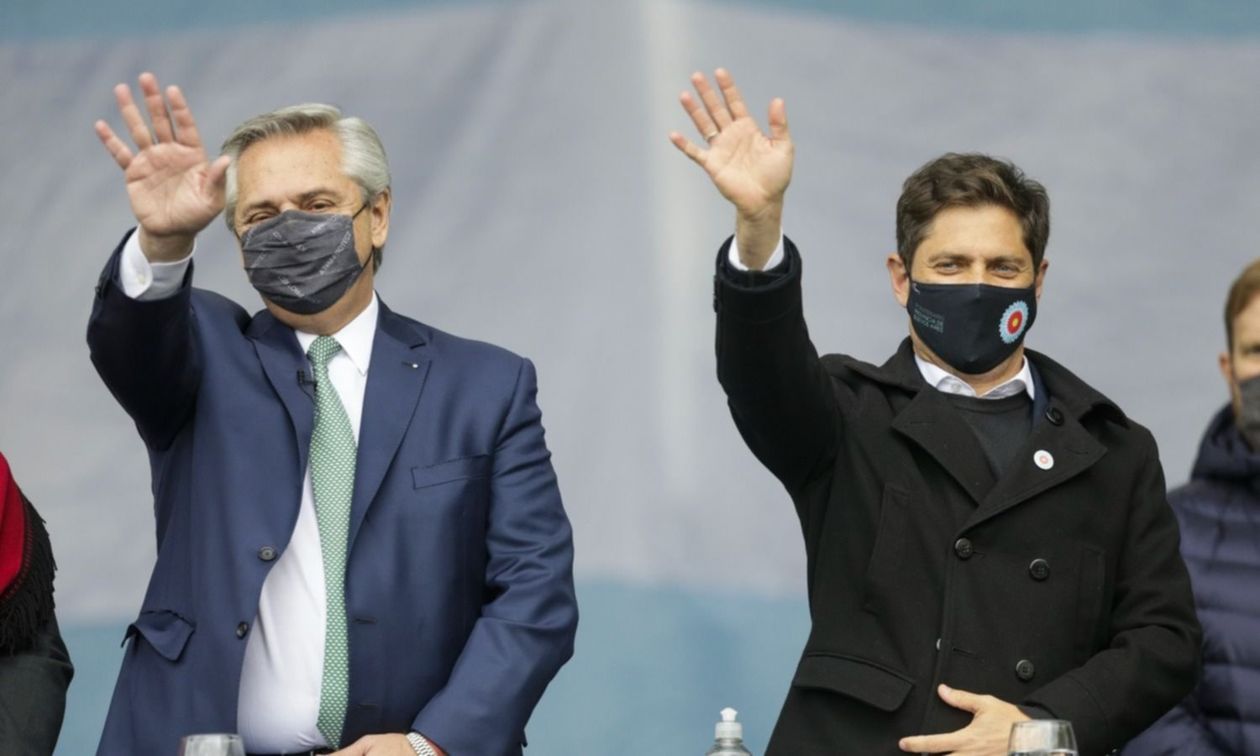 Axel Kicillof y Alberto Fernández Alberto Fernandez Axel Kicillof