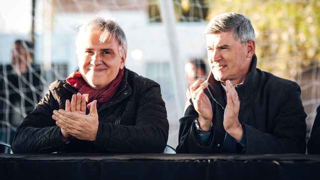 Martín Llaryora y Daniel Passerini