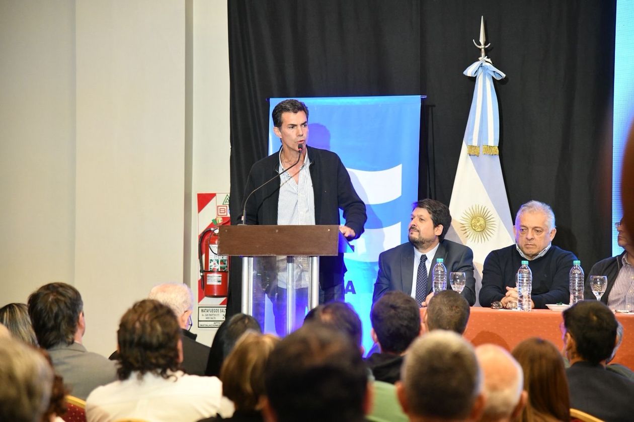 Juan Manuel Urtubey, durante el plenario de Primero la Patria en la Provincia de Salta.&nbsp;