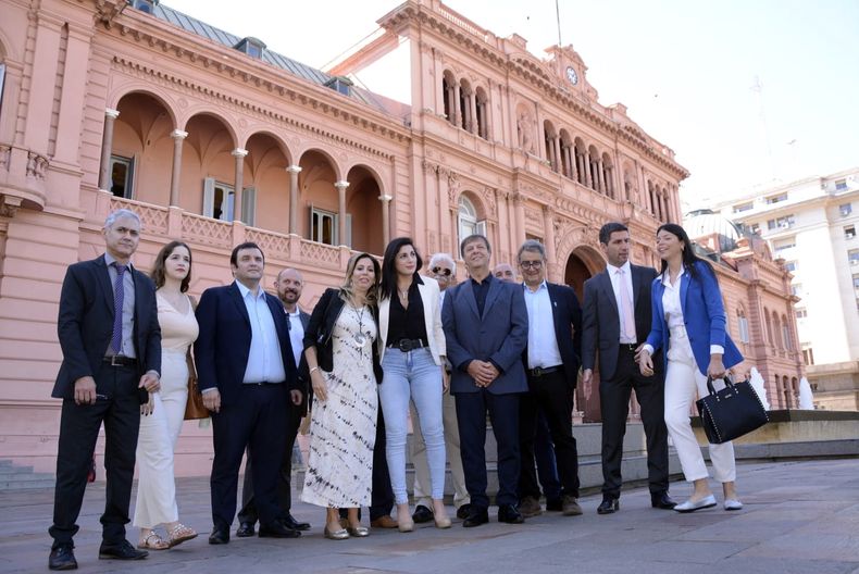 El bloque de La Libertad Avanza en la Cámara de Diputados. Noticias Argentinas