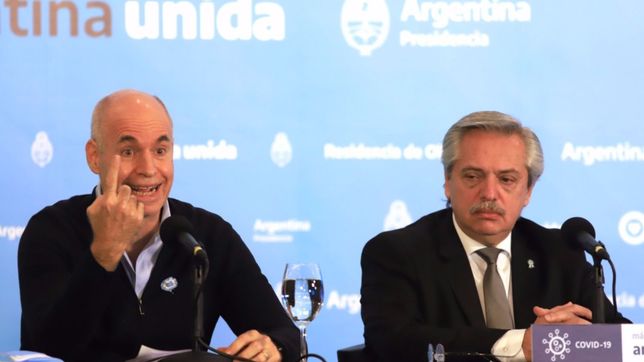 batalla de gallos: que hay en la mesa de negociacion fernandez-larreta