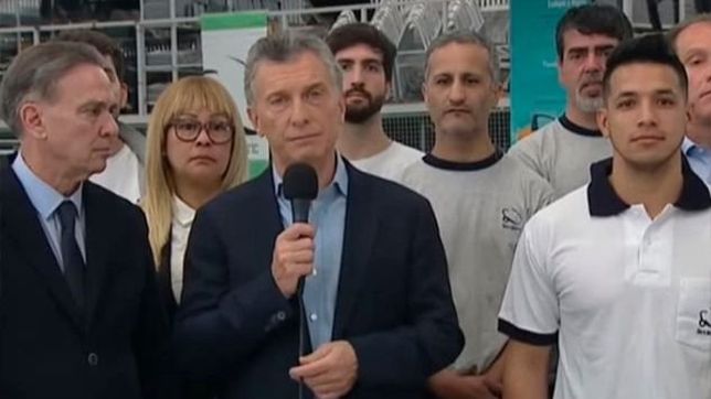 macri promete medidas de alivio impositivo para pymes, pero si gana