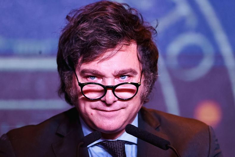 Javier Milei, a la espera de la aprobación de la Ley ómnibus. Javier Milei, a la espera de la aprobación de la Ley ómnibus.