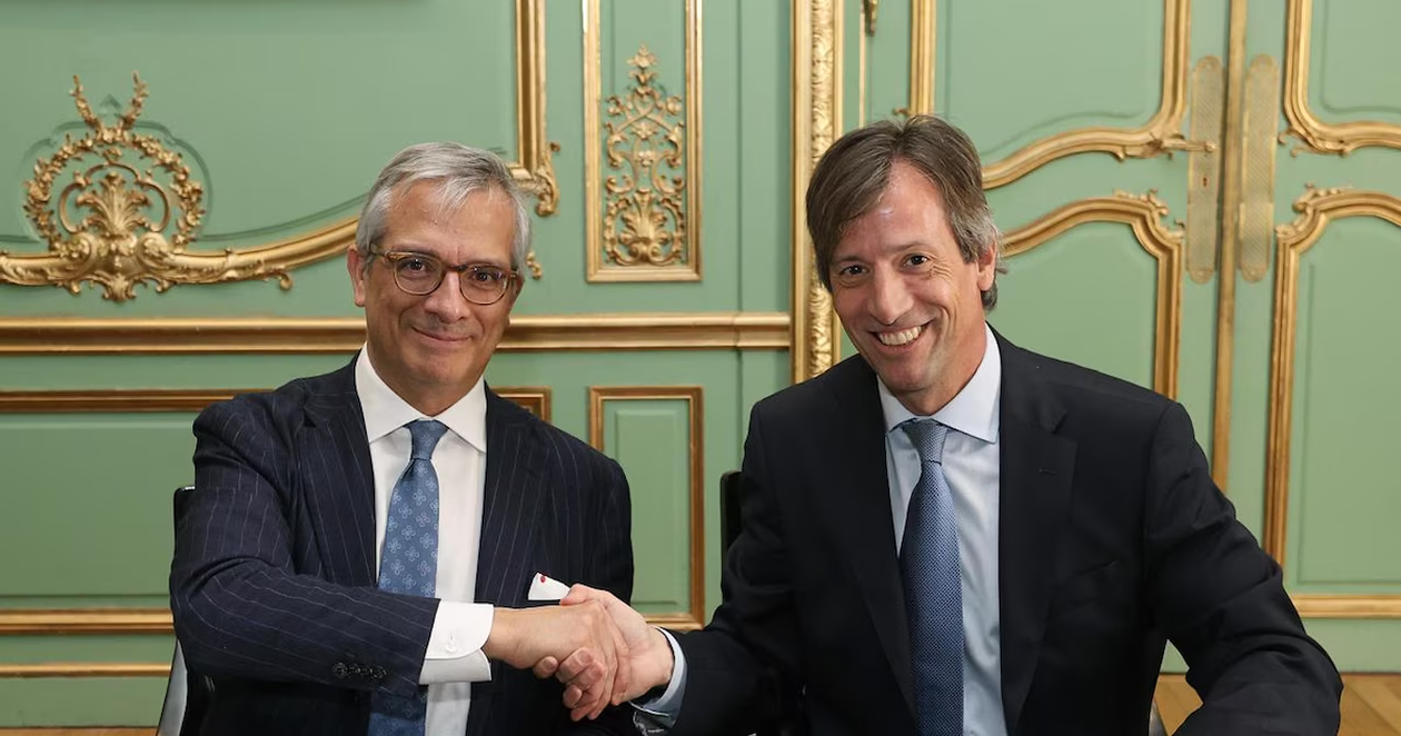 Acuerdo por el gas: Frédéric Barnaud, director comercial de SEFE, y Rodolfo Freyre, presidente de Southern Energy