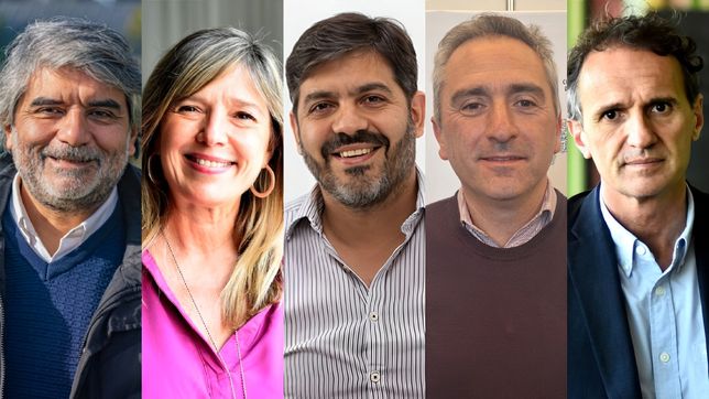 Walter Correa, Cristina Álvarez Rodríguez, Carlos Bianco, Andrés Larroque y Gabriel Katopodis. 