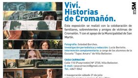 Exposición fotográfica “Viví. Historias de Cromañón”, en San Martín