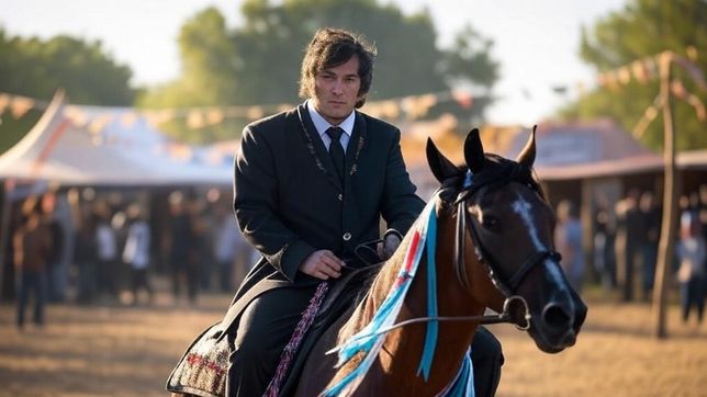 Javier Milei tiene una imagen positiva de casi 80 puntos en la ciudad de la doma y el folklore.