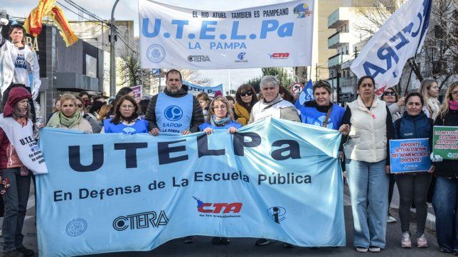 La Pampa: el gremio docente se le plantó a Sergio Ziliotto, bajo presión de las bases y de la oposición
