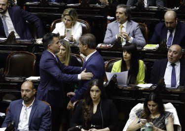El bloque de Javier Milei en Diputados. 