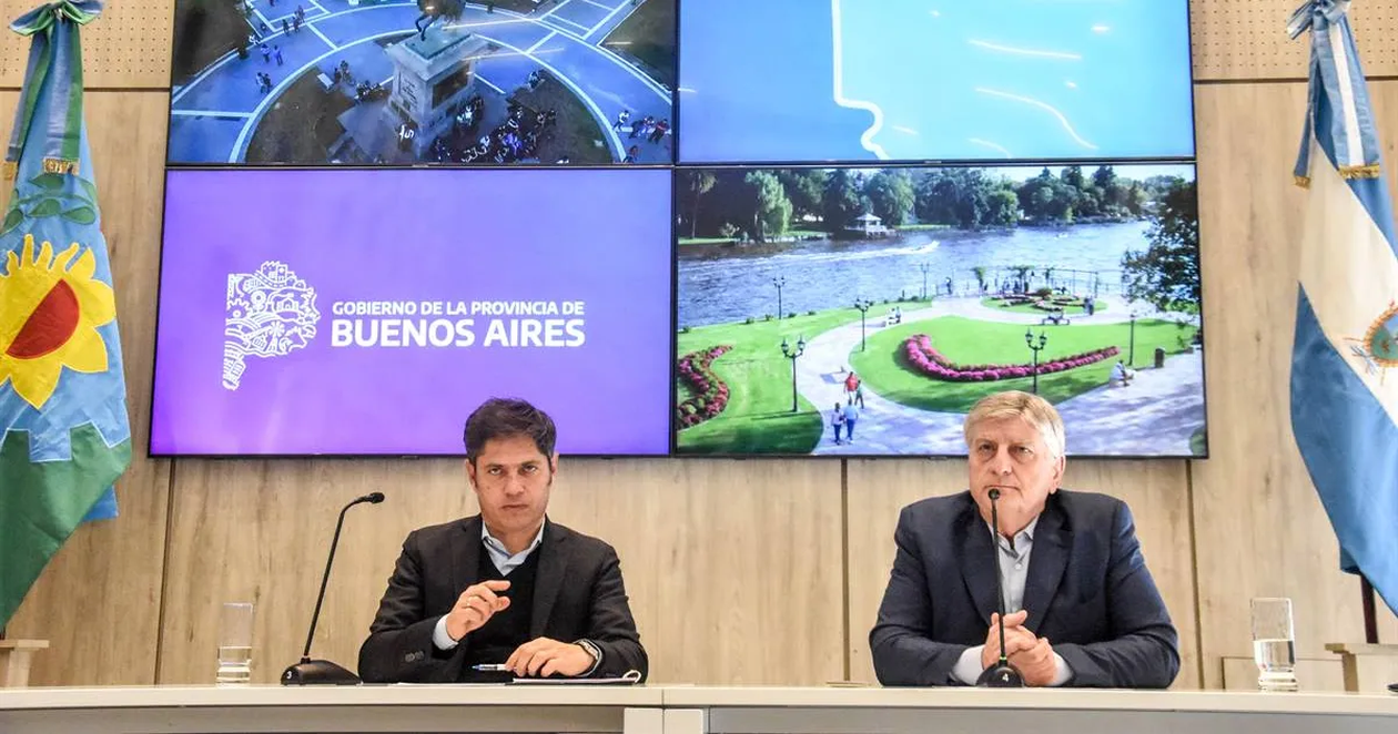 Axel Kicillof y el gobernador de La Pampa Sergio Ziliotto, juntos: sostienen la misma posición frente al gobierno de Javier Milei, pero el vínculo del armado político no es tan intenso.