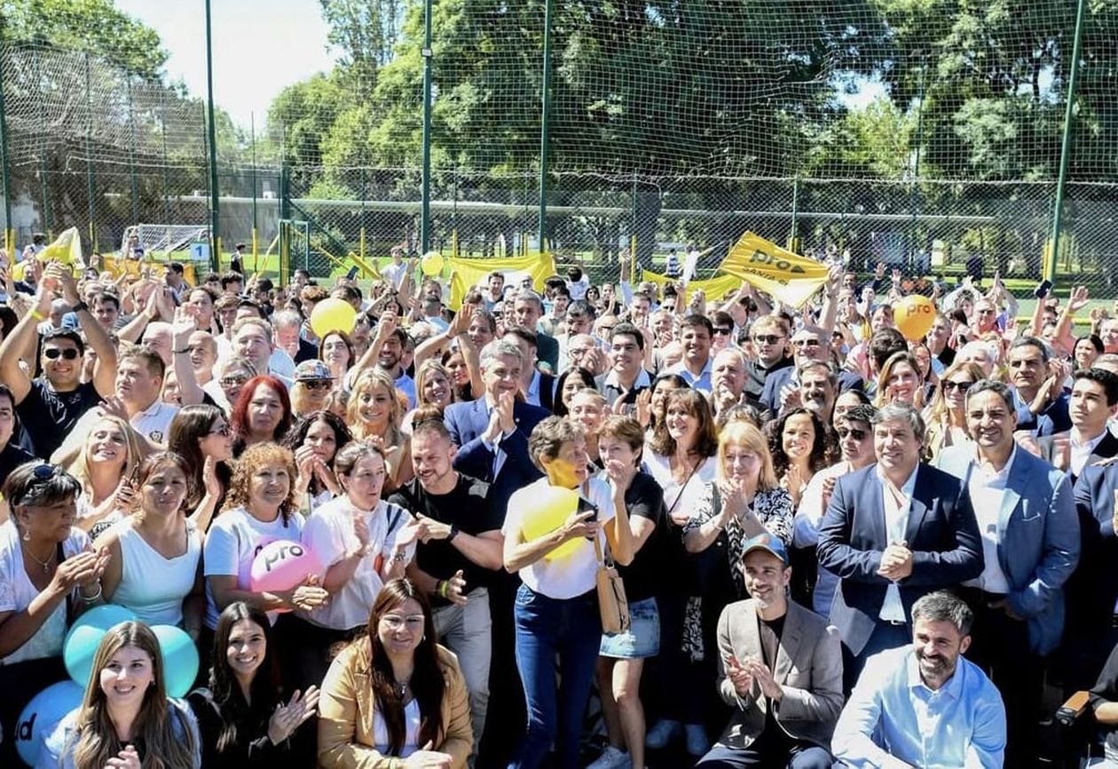 Reunión nacional del PRO en Parque Norte.
