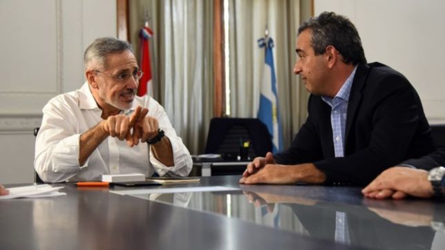 la violencia en rosario genera el primer cortocircuito entre javkin y sain