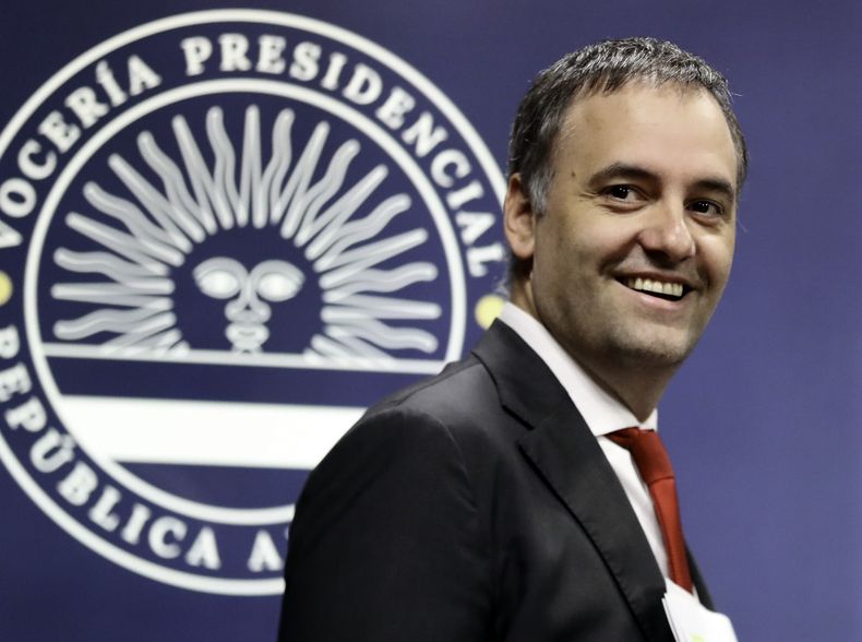 Manuel Adorni, vocero de Javier Milei