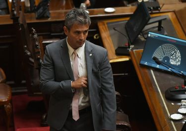 Martín Menem, durante la sesión de Presupuesto de Javier Milei.&nbsp;