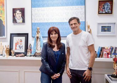 Cristina Fernández de Kirchner y Eduardo Bucca.