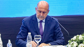 El gobernador de Santa Fe Omar Perotti.&nbsp;