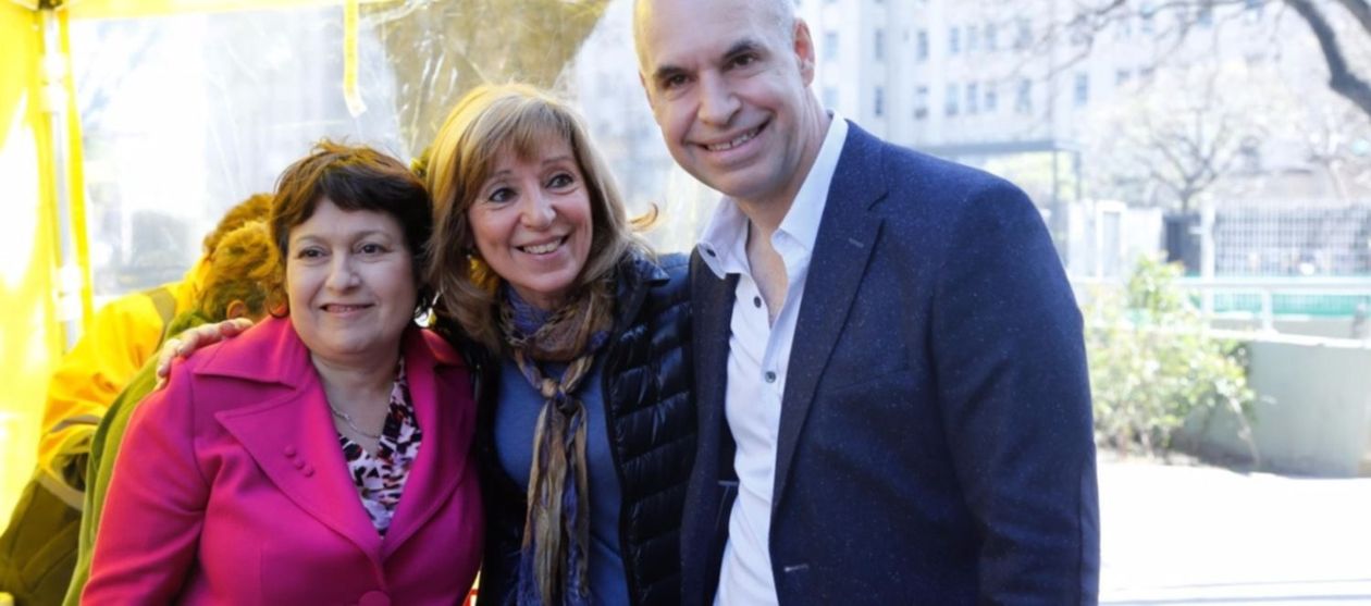 Graciela Ocaña con Horacio Rodríguez Larreta, en otras épocas.&nbsp;