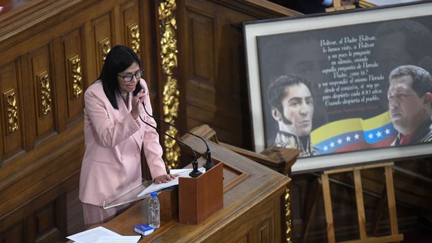 Delcy Rodríguez, la presidenta encargada de Venezuela.