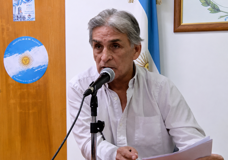 Fabían Figueroa, próximo intendente de la ciudad de Allen en reemplazo al suspendido, Mercelo Roman.