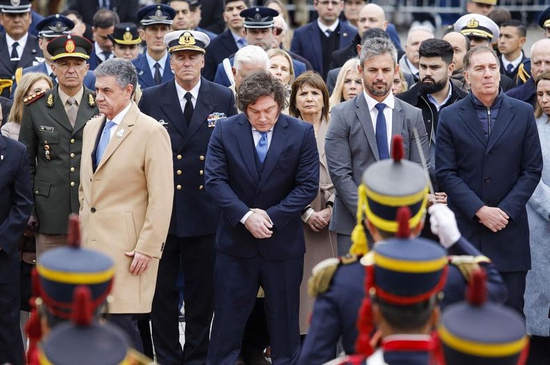 Javier Milei y Jorge Macri.