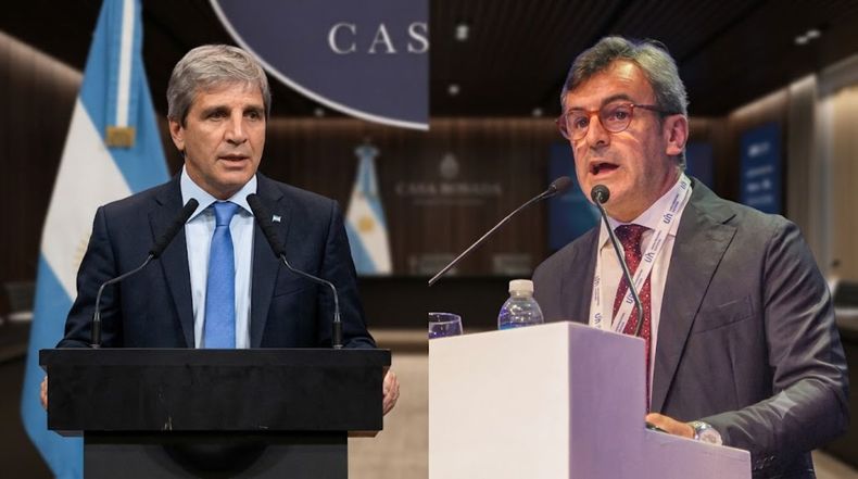 Toto Caputo y Martín Rappallini, presidente de la UIA manifiestan diferencias