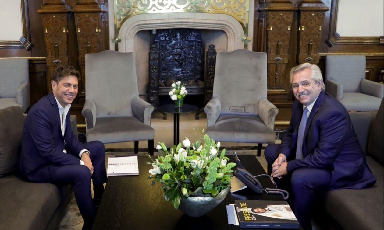 Axel Kicillof y Alberto Fernández