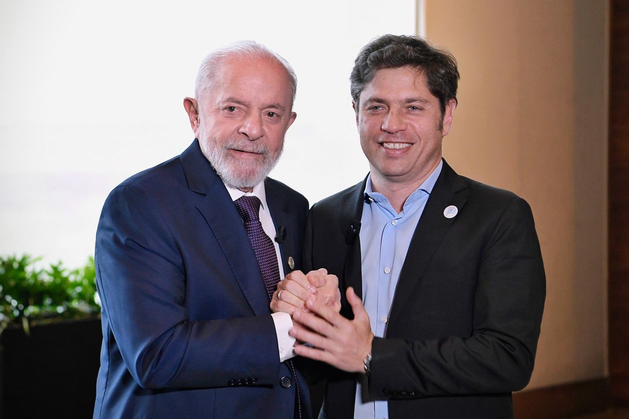Lula da Silva y Axel Kicillof en México.