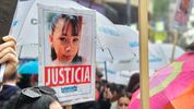 La familia de Agostina Vega encabezó la marcha de Ni Una Menos en Córdoba&nbsp;