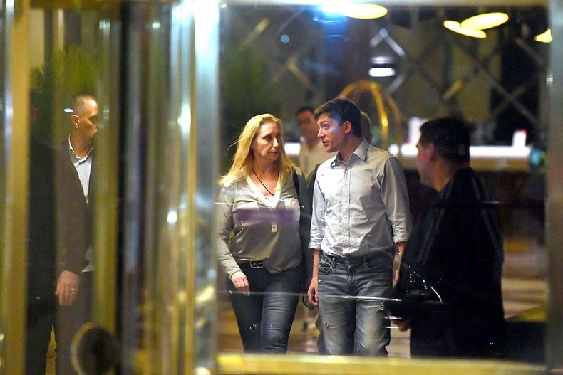 Karina Milei y Santiago Caputo.