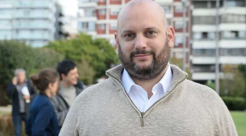 Octavio Crivaro, primer candidato a diputado.