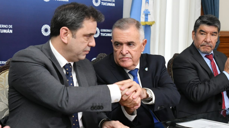 Lisandro Catalán y Osvaldo Jaldo.