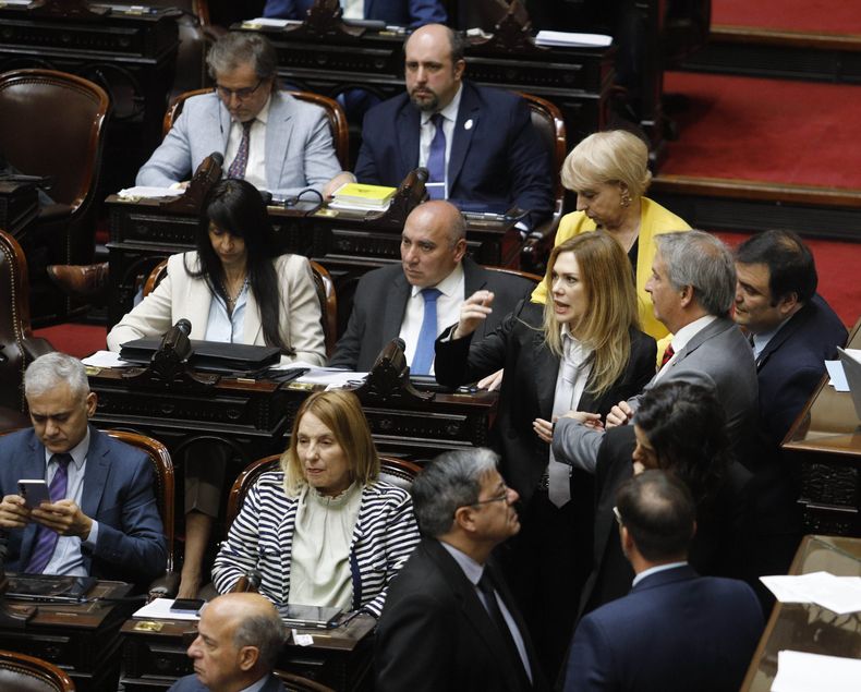 El bloque de Javier Milei en Diputados.&nbsp;