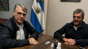 Pablo Kosiner con Sergio Massa.