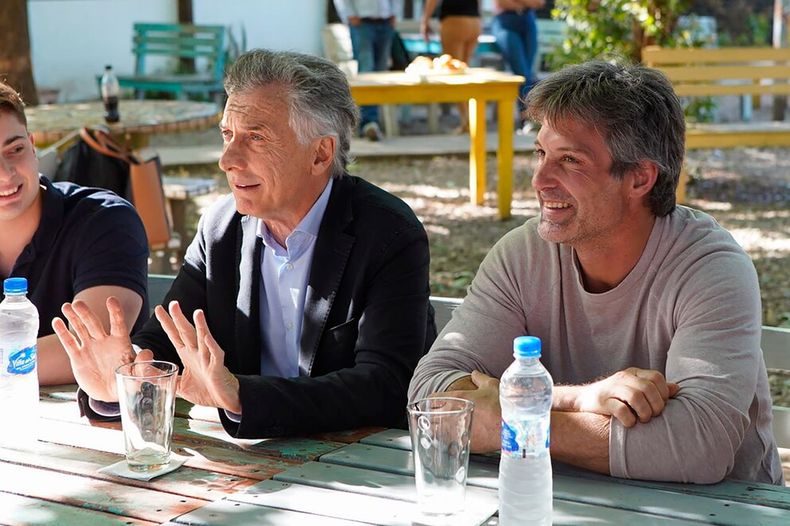 Segundo Cernadas y Mauricio Macri.
