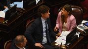 Martín Lousteau con Guadalupe Tagliaferri, cercanos a Horacio Rodríguez Larreta.&nbsp;