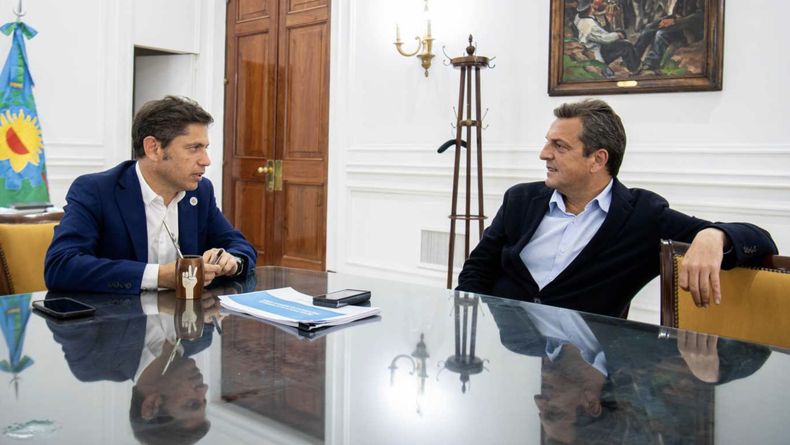 Axel Kicillof y Sergio Massa 