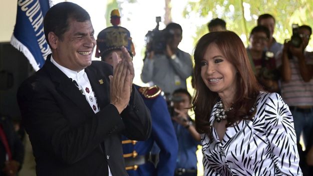Made in Argentina: a lo CFK, Correa va por la vicepresidencia de Ecuador