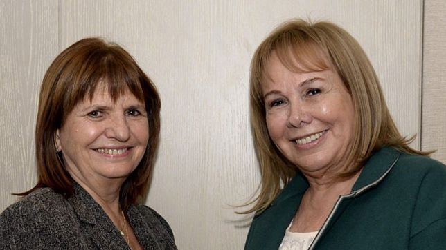 Patricia Bullrich junto a Moirano&nbsp;