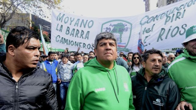pablo moyano volvio a tildar de ?traidores? a los sindicalistas que no marchan