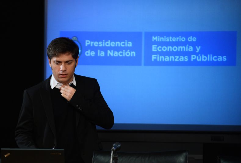 Axel Kicillof, en tiempos de ministro de Econom&iacute;a.