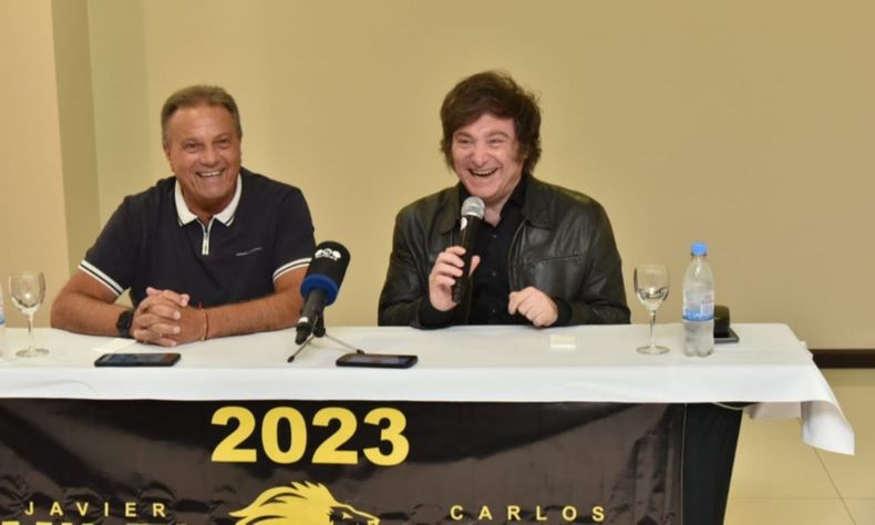 Javier Milei Carlos Eguía