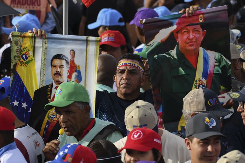 El cierre de campa&ntilde;a de Nicol&aacute;s Maduro en Caracas.