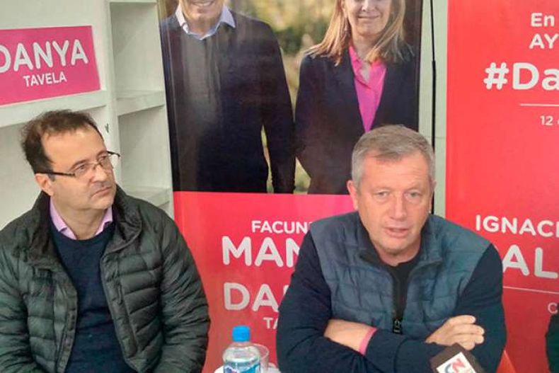 El senador Marcelo Daletto (UCR + Cambio federal) y Emilio Monzó.