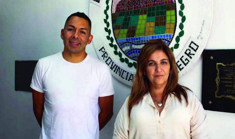Daniela Salzotto y Leonel Monsalve
